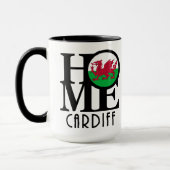 HOME Cardiff Wales 15oz Mok (Links)