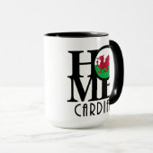 HOME Cardiff Wales 15oz Mok (Voorkant rechts)
