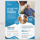 Home Care Service Flyer Sjabloon (Voorkant)