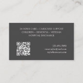 Home Caregiver Visitekaartje (Achterkant)