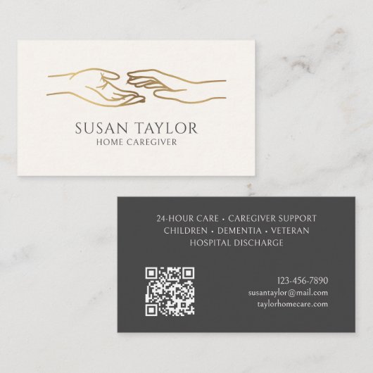 Home Caregiver Visitekaartje (Voorkant / Achterkant)