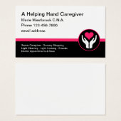 Home Caretaker C.N.A. Hart Visitekaartjes (Voorkant /achterkant)