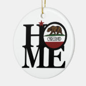 HOME Carlsbad California Keramisch Ornament (Links)