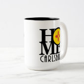 HOME Carlsbad New Mexico 15oz Tweekleurige Koffiemok (Voorkant rechts)