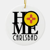HOME Carlsbad New Mexico Keramisch Ornament (Voorkant)