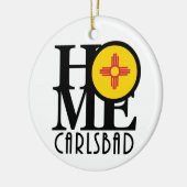HOME Carlsbad New Mexico Keramisch Ornament (Links)