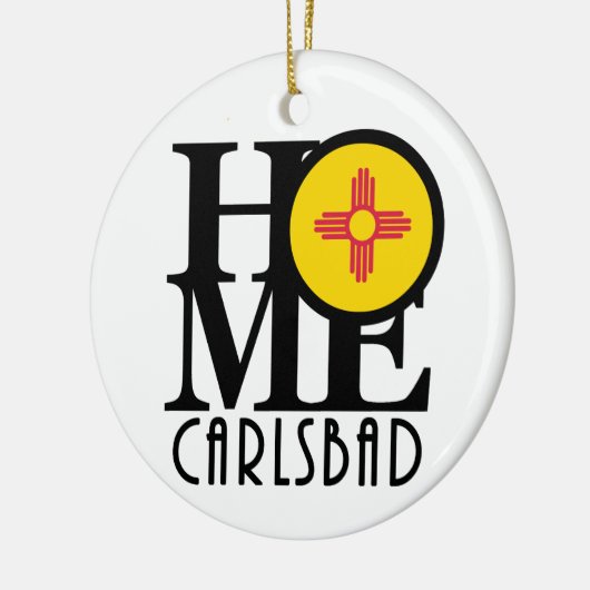 HOME Carlsbad New Mexico Keramisch Ornament (Links)