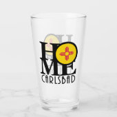 HOME Carlsbad NM Glas (Achterkant)