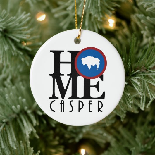 HOME Casper Wyoming Keramisch Ornament (Boom)