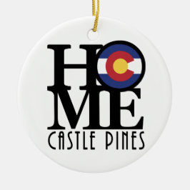 HOME Castle Pines CO Keramisch Ornament