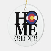 HOME Castle Pines CO Keramisch Ornament (Links)