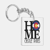 HOME Castle Pines Colorado Sleutelhanger (Voorkant Links)