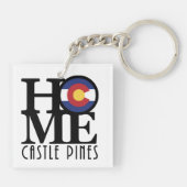 HOME Castle Pines Colorado Sleutelhanger (Achterkant)