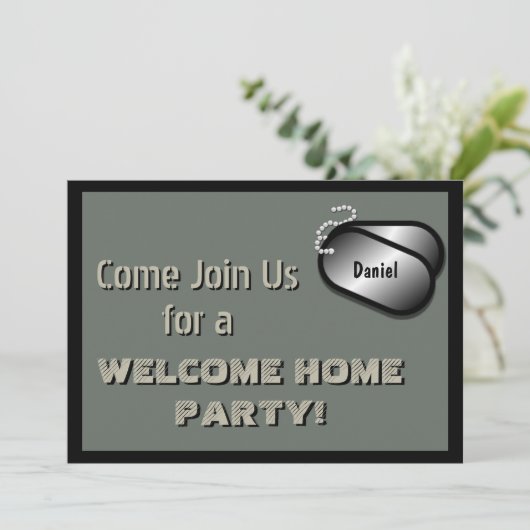 Home Celebration Custom Kaart (Staand voorkant)