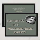 Home Celebration Custom Kaart (Voorkant / Achterkant)