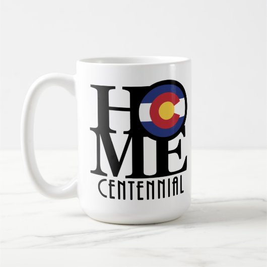 HOME Centennial Colorado 15oz Koffiemok (Links)