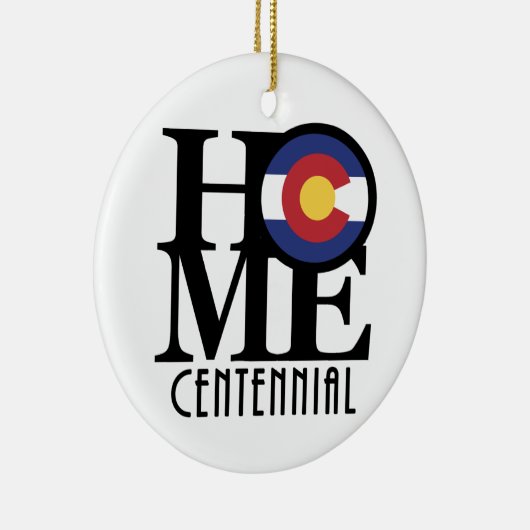 HOME Centennial Colorado Keramisch Ornament (Rechts)