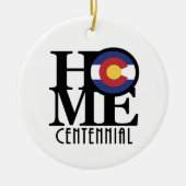 HOME Centennial Colorado Keramisch Ornament (Voorkant)