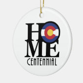 HOME Centennial Colorado Keramisch Ornament (Links)