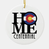 HOME Centennial Colorado Keramisch Ornament (Voorkant)