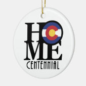 HOME Centennial Colorado Keramisch Ornament (Links)