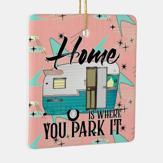 Home Ceramic Ornament (Rechts)