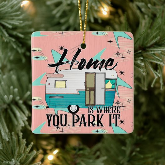 Home Ceramic Ornament (Boom)