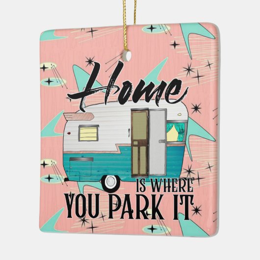 Home Ceramic Ornament (Links)