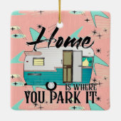 Home Ceramic Ornament (Achterkant)