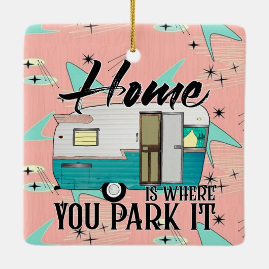 Home Ceramic Ornament (Achterkant)