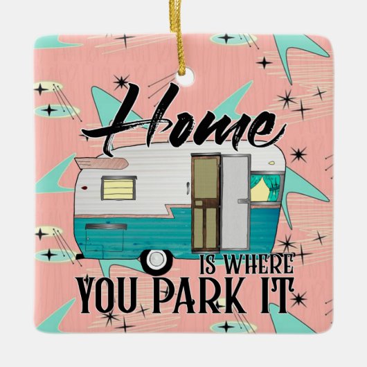 Home Ceramic Ornament (Voorkant)