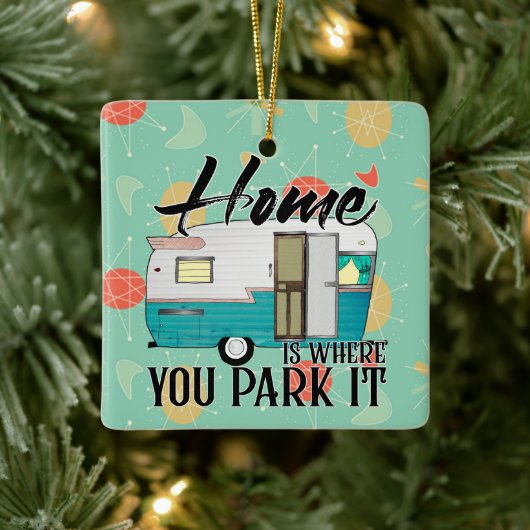 Home Ceramic Ornament (Boom)