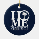 HOME Charleston SC Keramisch Ornament (Voorkant)