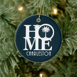 HOME Charleston SC Keramisch Ornament