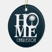HOME Charleston SC Keramisch Ornament (Links)