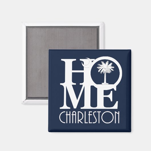 HOME Charleston SC Magneet (Voorkant / Achterkant)