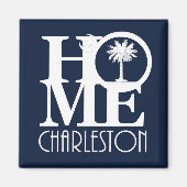 HOME Charleston SC Magneet (Voorkant)