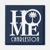 HOME Charleston SC Magneet (Voorkant)