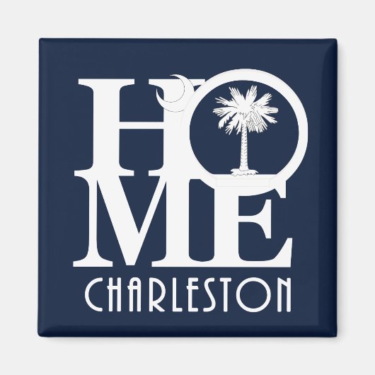 HOME Charleston SC Magneet (Voorkant)