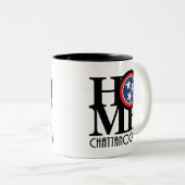HOME Chattanooga 15oz Tweekleurige Koffiemok (Voorkant rechts)