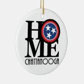 HOME Chattanooga Tennessee Keramisch Ornament (Rechts)
