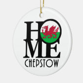 HOME Chepstow Wales Keramisch Ornament (Links)