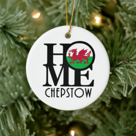 HOME Chepstow Wales Keramisch Ornament