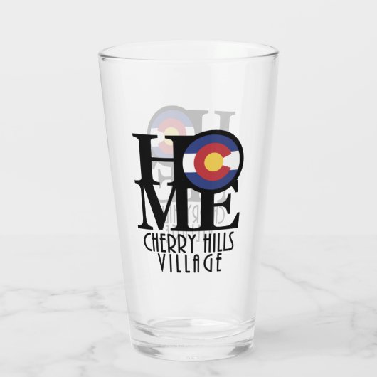 HOME Cherry Hills Village CO Glas (Achterkant)