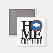 HOME Cheyenne Wyoming Magneet (Voorkant / Achterkant)