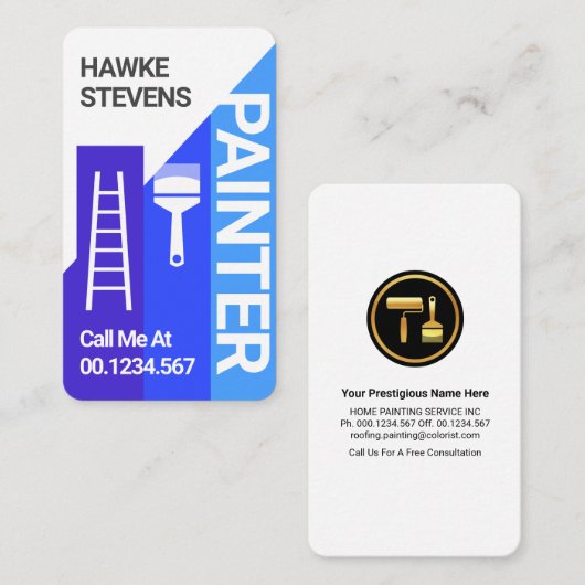 Home Chimney Painter Service Visitekaartje (Voorkant / Achterkant)