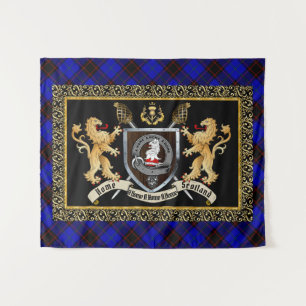 Home Clan Badge & Motto w/Lions Wandkleed