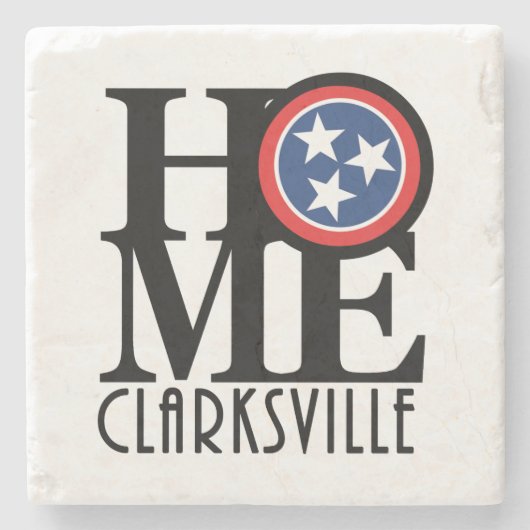 HOME Clarksville Stenen Onderzetter (Voorkant)