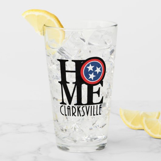 HOME Clarksville Tennessee Glas (Voorkant ijs)