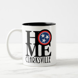 HOME Clarksville Tweekleurige Koffiemok